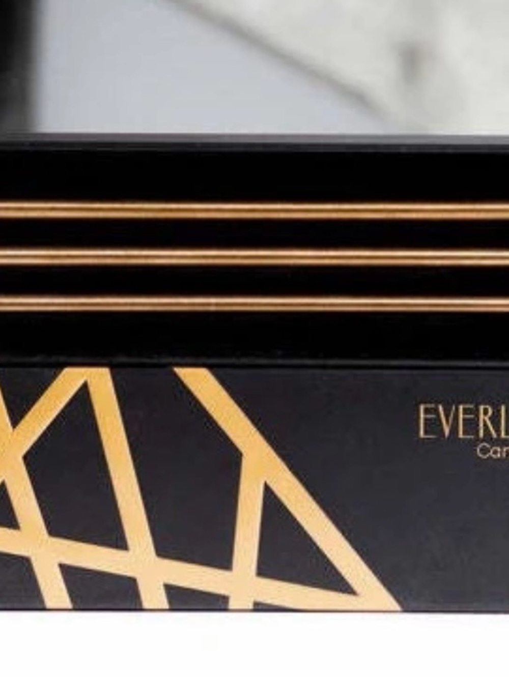 Everlasting candle gold steel candle sticks set of 3 champagne 8”